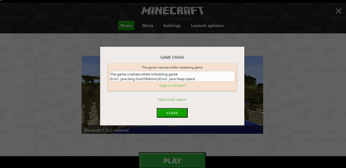 Chto Delat Pri Oshibke The Game Crashed Whilst Initializing Game V Minecraft