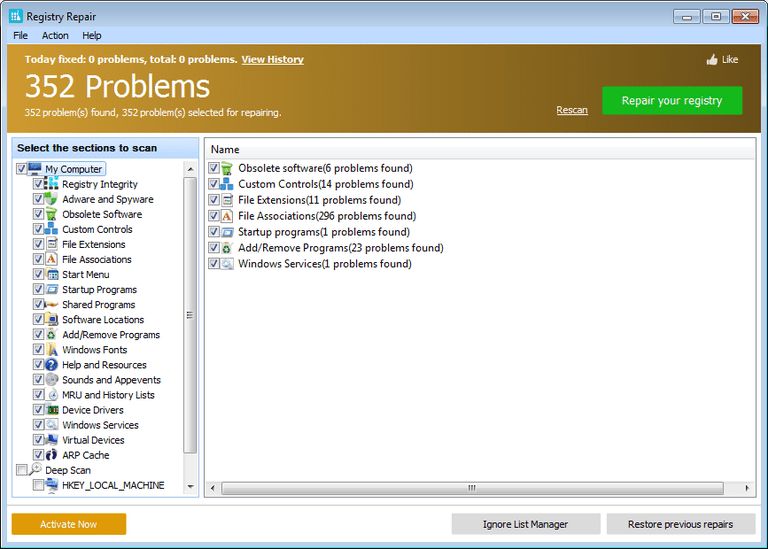 Программное обеспечение для исправления системных ошибок в Windows 7, 8 и XP