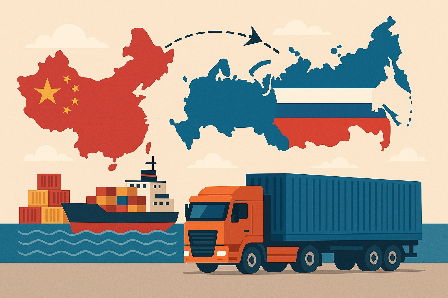 Грузоперевозки из Китая в РФ под ключ для юрлиц